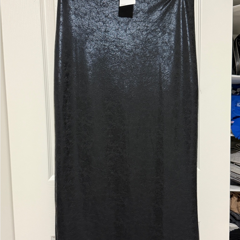 H&M Black Pencil Midi Skirt